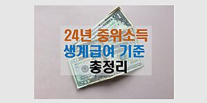 24년 중위소득