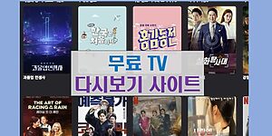 무료 TV 다시보기 사이트