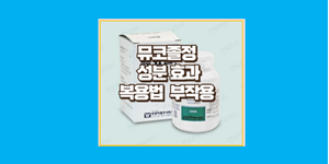 뮤코졸정 성분