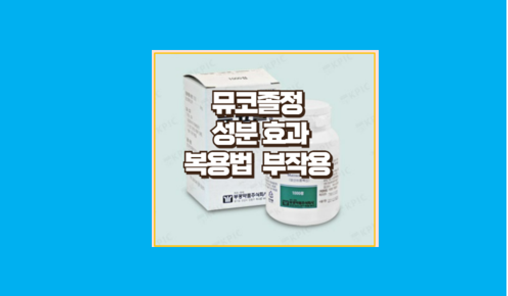 뮤코졸정 성분