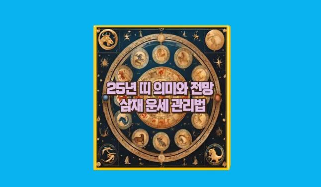 25년 띠